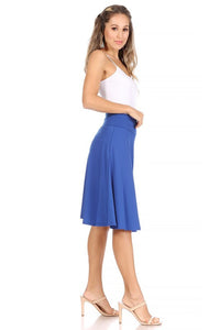 The Samantha A-line Midi Skirt