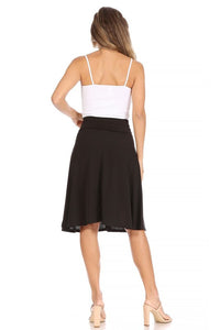 The Samantha A-line Midi Skirt