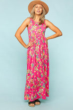 Load image into Gallery viewer, Floral Fit And Flare Floral Maxi Dress
