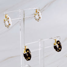 Load image into Gallery viewer, Jeweled Candy Everyday Hoop Earrings
