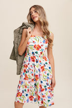 Load image into Gallery viewer, The Didi Flower Print Square Neck Dress
