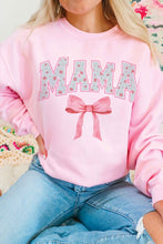 Load image into Gallery viewer, Bow Floral Mama Graphic Sweatshirt
