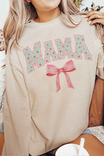 Load image into Gallery viewer, Bow Floral Mama Graphic Sweatshirt
