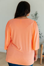 Load image into Gallery viewer, The Shea Blouse in Neon Orange

