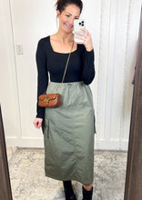 Load image into Gallery viewer, Cargo Skirt - Olive
