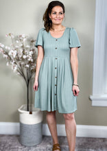 Load image into Gallery viewer, The Bethany Fit And Flare Knee Length Dress
