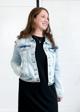 Load image into Gallery viewer, The Betty Light Wash Stretch Denim Jacket
