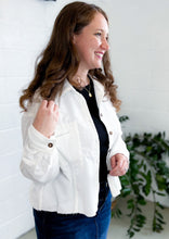 Load image into Gallery viewer, The Jenni Corduroy Jacket - White
