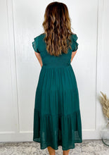 Load image into Gallery viewer, The Penelope Smocked Tiered Midi Dress
