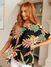 Load image into Gallery viewer, Tropical Bouquet V-Neck Top
