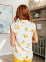 Load image into Gallery viewer, When Life Gives You Lemons Sleeveless Blouse
