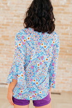 Load image into Gallery viewer, Willow Bell Sleeve Top in Retro Ditsy Floral

