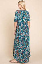 Load image into Gallery viewer, The Stella Printed Shirred Maxi Dress
