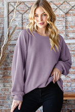 Load image into Gallery viewer, The Lisa Round Neck Dropped Shoulder Blouse
