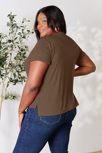 Basic Round Neck Short Sleeve T-Shirt