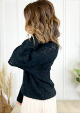 Load image into Gallery viewer, The Bella Loose Fit V-Neck Black Sweater

