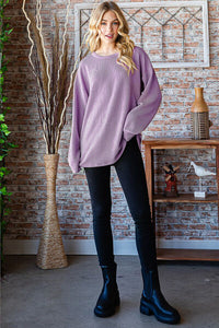 The Lisa Round Neck Dropped Shoulder Blouse