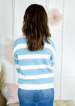 Load image into Gallery viewer, The Izzie Striped V-Neck Sweater
