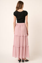 Load image into Gallery viewer, Drawstring High Waist Frill Skirt
