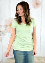 Load image into Gallery viewer, The Josie Green Basic V-neck Top
