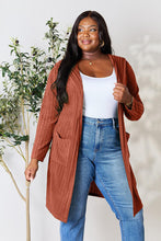 Load image into Gallery viewer, The Lily Hooded Sweater Cardigan
