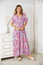 Load image into Gallery viewer, Happy Days Multicolored V-Neck Maxi Dress

