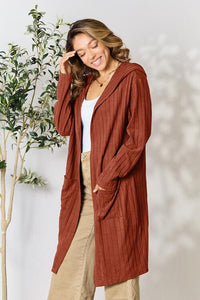 The Lily Hooded Sweater Cardigan