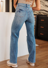 Load image into Gallery viewer, Bree High Rise Control Top Distressed Judy Blue Straight Jeans
