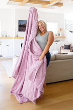 Load image into Gallery viewer, Clara Blanket Family Cuddle Size in Thistle
