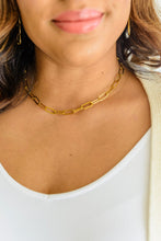 Load image into Gallery viewer, Classic Paper Clip Chain Necklace
