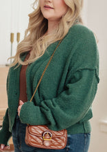 Load image into Gallery viewer, Direct Conclusion Green Cardigan
