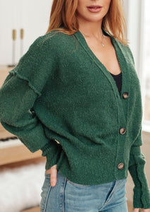 Direct Conclusion Green Cardigan