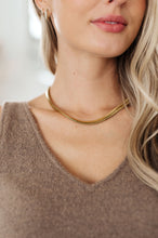 Load image into Gallery viewer, Enlighten Me Gold Plated Chain Necklace
