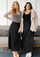 Load image into Gallery viewer, The Lyla Timeless Maxi Skirt in Black
