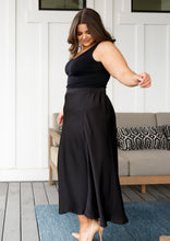 Load image into Gallery viewer, The Lyla Timeless Maxi Skirt in Black
