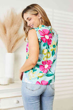 Load image into Gallery viewer, The Heidi Floral Print Ruffle Shoulder Blouse
